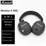 Marshall Monitor ll 2 ANC Wireless Headphones Noise Canceling Folding Outdoor Sport Headhests Pop Rock Music Bluetooth Earphones