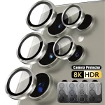 Metal Lens Ring Glass For Samsung Galaxy S24 S23 S22 Ultra Plus Camera Protection Lens Cover Tempered Glass Phone Accessories