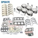 SLK350 M276 3.5L 1Set Engine Pistons Bearings Cylinder Head Gasket Overhaul Rebuild Kit With Seal Set For Mercedes-Benz W166