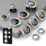 Galaxy S24 Ultra Camera Lens Protector Glitter Bling Individual Aluminium Alloy Ring with align board for Samsung S24 Plus / S24