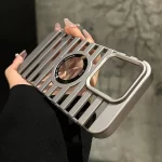 Luxury Matte Metal Heat Dissipation Magnetic Case For iPhone 15 Pro Max 14 13 12 11 For Magsafe Wireless Charge Shockproof Cover