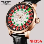 Pindu Saul & Co.-Men's Military Sports Watch, Automatic Watch, Sapphire, Top Brand, Luxury, NH35A