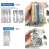 Electronic Components Kit Ultimate Edition Various Common Capacitors Resistors Capacitors T0-92 LED Transistors PCB Board DIP-IC - Image 3