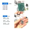 Electronic Components Kit Ultimate Edition Various Common Capacitors Resistors Capacitors T0-92 LED Transistors PCB Board DIP-IC - Image 5