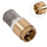 1 Inch Internal Thread Brass Foot Valve DN25 With Check Valve Stainless Steel Basket Suction Basket For Water Plumbing Pump