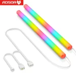 CoolMoon Soft Tube ARGB Vest Aura Sync Luminous Sleeve Silicone Water Cooling Raditor Tube 5V 3PIN ARGB 4PIN Computer Case Decor