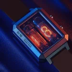 New Vintage Smart Watch IN-16 Nixie Tube Watch Counts Time and Seconds Wireless Charging IPX4 Waterproof Shatterproof Wristwatch