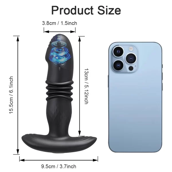 APP Remote Control Prostate Massager Vibrator Male Wireless Bluetooth Anal Butt Plug for Men Dildo Vibrating Adult Sex Toys - Image 5