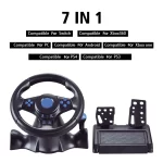 Racing Steering Wheel Dual Clutch Launch Control Steering Wheel With Manual Shifter for Switch/xbox One/360/PS4/PS2/PS3/PC