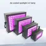 Air Cooled UV Spotlight cup High Intensity LED Ultraviolet 395nm 405nm Shadowless Adhesive Green oil Oil Ink Resin Curing Lamp