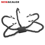 NEWACALOX Flexible Arms Soldering Helping Hands Repair Soldering Automobile Electronics Jewelry Painting Art Craft DIY Fixture
