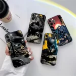 Batman Hero DC Phone Case for iPhone 11 15 Pro Max Case Coque 14 Plus 13 Pro 12 Mini 11 X XS XR 7 8 SE 2020 15Pro TPU Soft Cover
