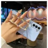 Luxury Rhinestone Metal Holder Wrist Bracket Plating Case For Samsung Galaxy S22 S23 S24 Ultra S21 FE Plus S20 A53 A22 A50 Cover - Image 5