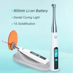 Dental Curing LED Lamp Wireless 1 Second Cure Light 800-1400mw/cm² Dentistry Equipment