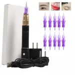 Wireless MicroPigmentation Pen Rechargeable Permanent Makeup Machine Kit for Eyebrow Makeup Eyeliner Lip Hairstroke Eyebrow