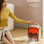 Fireplace heater winter heating artifact simulated flame energy-saving electric heater household small solar heater