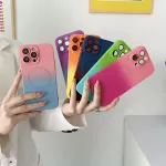 For Magsafe Magnetic Wireless Charging Phone Case For iPhone 15 14 Plus 13 12 11 Pro Max Colorful Gradient Soft TPU Cover