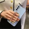 Luxury Rhinestone Metal Holder Wrist Bracket Plating Case For Samsung Galaxy S22 S23 S24 Ultra S21 FE Plus S20 A53 A22 A50 Cover - Image 4