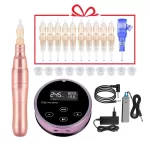 Professional Rotary Tattoo Machine Tattoo Gun Pen Set Permanent Makeup Machine LCD Power Supply for Tattoo Artist