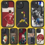 Mr Football CR7-Ronaldo Phone Case For iPhone 15 11 12 13 14 Pro Max Fashion Dopamine Shockproof Cover