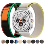 Nylon Trail Loop Strap For Samsung Galaxy Watch Ultra 47mm Men Women Bracelet Replacement Band For Galaxy Ultra LTE Accessories