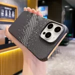 Luxury Starry Sky pattern carbon fiber hard phone case for iPhone 15 14 13 12 11 Pro Max ultra-thin shockproof matte back cover