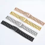 Stainless Steel band For Samsung Galaxy watch 7/6/5/4/Classic metal 20mm 22mm link bracelet amazfit GTS-GTR-4-3-mini-bip 5 strap