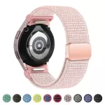 Band For Samsung Galaxy Watch 6 classic/7/5 Pro/4 44mm 40mm No Gaps Magnetic Nylon wrist bracelet correa Galaxy Watch 7 Strap