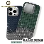 Magnetic Stand Alloy Lens Holder For Magsafe Case For iPhone 14 15 13 Pro Max Wireless Charge Pixels Texture Hard PC Back Cover