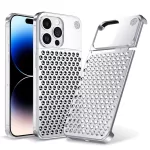 Metal Heat Dissipation Phone Case For iPhone 13 12 14 15 16 Pro Max Plus 16Pro Luxury Fragrance Pure aluminum alloy Phone Cover
