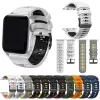 Silicone Band For Apple Watch Strap 44mm 45mm 40mm 41mm42mm 38mm 45mm Sport Bracelet Iwatch Series 8 7 6 5 4 3 SE 9 Ultra 2 49mm