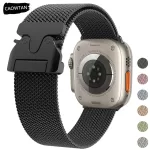 Strap for Apple Watch Band 44mm 45mm 41mm 49mm 42mm 40mm 45mm Milanese Bracelet For Iwatch Series 10 9 7 8 4 5 6 SE Ultra Correa