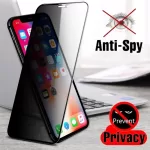 Anti Spy Tempered Glass For iPhone 16 15 14 13 12 Mini 11 Pro XS Max XR X 8 7 Plus SE 2020 Screen Protector Privacy Glass L01