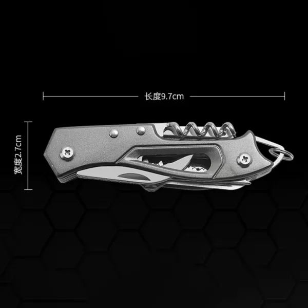 Outdoor Multifunctional Swiss Knife Camp Multitool Bottle Opener Folding Knife Portable Scissors Saw Military Fold Pocket Knife - Image 5