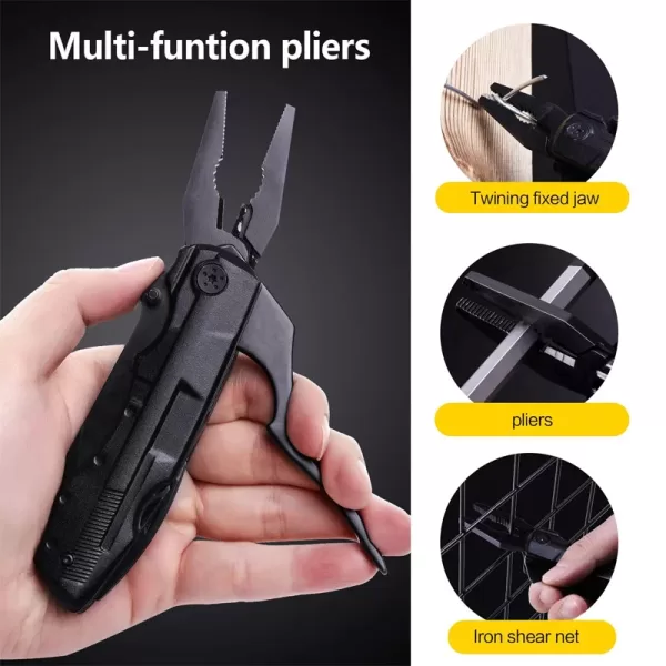 Multifunction Knife Pliers Outdoor Home Portable Survival Camping Folding Knife Plier Car Emergency Tool Screwdriver Hand Tool - Image 6