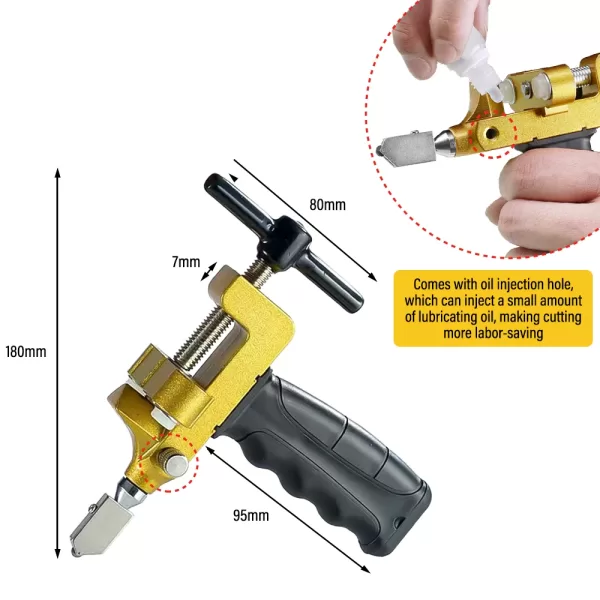 High Quality 2 in 1 Diamond Tile Glass Cutter Professional Ceramic and Porcelain Cutting Manual Multifunction Hand Tool Home DIY - Image 6