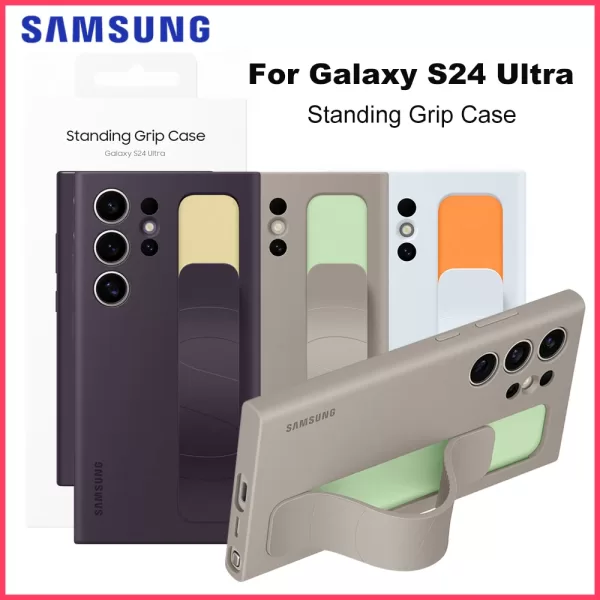 Original Samsung Galaxy S24 ultra case standing grip case genuine