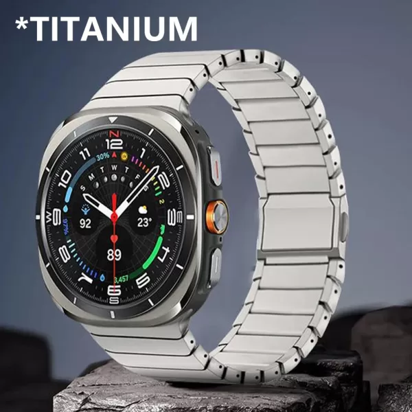 Magnetic Titanium Strap for Samsung Galaxy Watch Ultra 47mm Wristband Bracelet Replaced Accessories for Galaxy Ultra 47mm Band