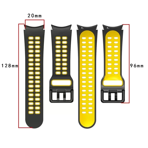 Silicone strap For Samsung Galaxy watch 4 5 6 7 40mm 44mm 45mm Sport breathable wristband For watch 6 4 Classic 47mm 43mm 46mm - Image 6