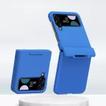 Phone Case For Samsung Galaxy Z Flip 6 5 4 3 5G Hinge Plastic Gradient Candy Color Back Cover