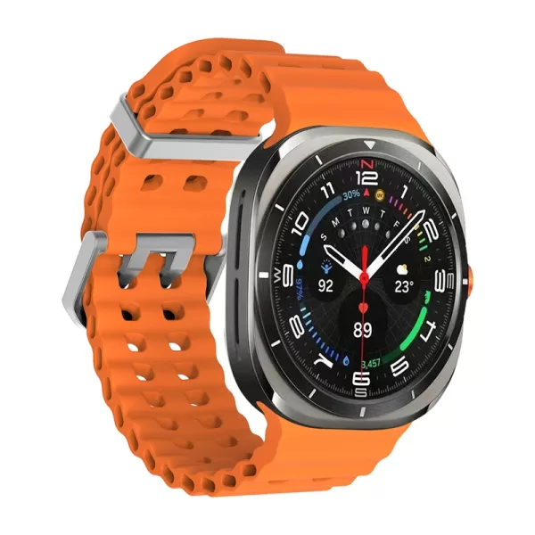 Marine Band For Samsung Galaxy Watch Ultra 47mm Sports Silicone Strap Bracelet For Samsung Galaxy Ultra Watchband Accessories - Image 2