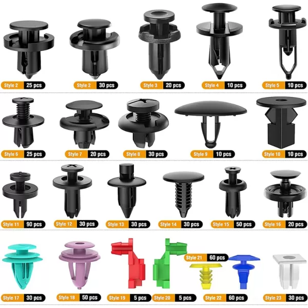 Car Push Retainer Clips Fasteners Bumper Panel Fender Rivet For VW Vento Passat b8 Caddy Golf 4 5 6 7 Arteon Polo Tiguan Touran - Image 2