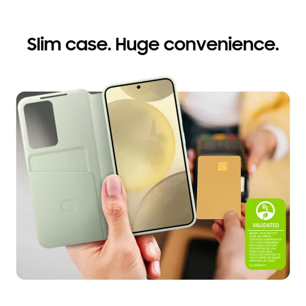 Original Smart View Wallet Smartphone Case for Samsung S24 S24+ S24 Plus 5G Smart View Flip Card Slot Viewing Window Phone Cover - Image 6