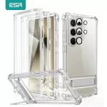 ESR for Galaxy S24 Ultra Kickstand Case for S24 Ultra Full-Coverage Military-Grade Protection, Heavy Duty Shock Armor Case Set