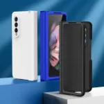 Candy Color Phone Case For Samsung Galaxy Z Fold 6 5 4 3 5G Hinge Plastic Back Cover B03