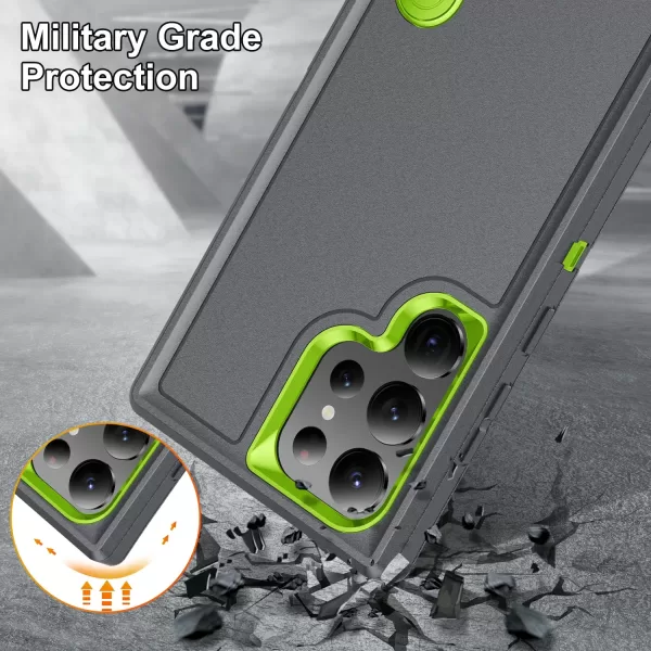 Strong Bag Hard Case for Samsung Galaxy S24 S25 Ultra S23 FE Plus S22 A16 A15 A54 A14 A53 A13 A04S 5G Three Layer Funda Cases - Image 4