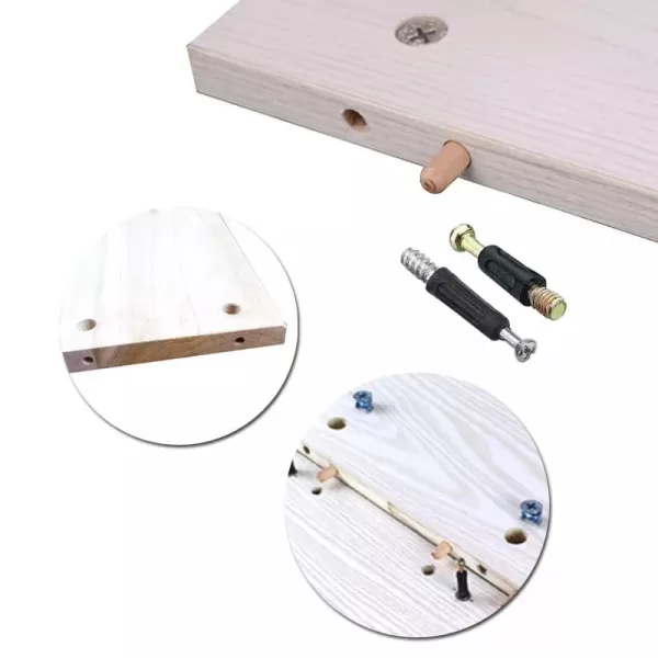 ALLSOME Woodworking Puncher Locator Wood Doweling Jig Adjustable Drilling Guide For DIY Furniture Connecting Position Hand Tools - Image 6