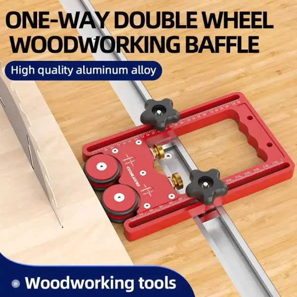 Enjoywood One-Way Double Wheel Woodworking Baffle Compact Lightweight Design Precision Tool for Seamless Woodwork - Image 2