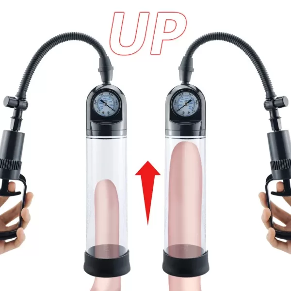 Manual Penis Pump Enlargement Vacuum Dick Extender Men Sex Toy Increase Length Enlarger Male Train Erotic Adult Sexy Product 18+ - Image 5