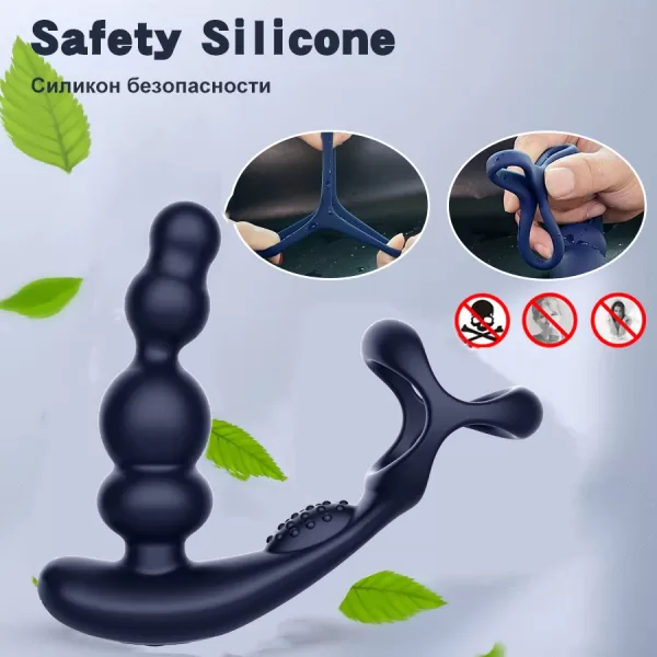 Remote Control Male Prostate Massager Vibrator 360°Rotate Toy Vibrator Ring Plugs Masturbator dildo Anal Butt Sex Plug Wearable - Image 5